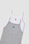 Girl's Printed Strappy 2-Piece Undershirt A7691A823Au