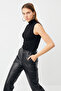 Woman's Black 4-Piece Sleeveless Blouse - 7