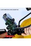 Adjustable Size Motorcycle Anti-Vibration - With Phone Holder, Handlebar and Mirror Attachment - 2