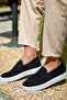 Hannover Knitwear Laceless Flexible Comfortable and Lightweight Daily Sports Casual Men's Shoes Black/White - Kbc - 2