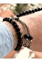 Brand Waterproof, 2 Year Warranty Black Color Men's Wristwatch Tasbih Bracelet - 7
