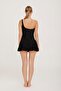 Swimsuit with One Shoulder Strap Skirt in the Shape of Six Shorts 3146 - 4