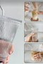 2 Pieces 400ml Origami Style Glass Cup with Glass Lid and Straw ¦ Coffee and Presentation Glass - 3