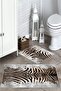 Non-Slip Base Washable Set of 2 Bath Mat Bath Mat Set Toilet Bowl Set