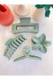 Women's 4-Piece Large Size XL Rake-Square-Lotus-Bow A-Quality Latch Buckle Set - 2