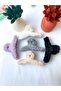 Women's Xl 5-Piece Large Size Plush Furry Elegant Winter Peg Plush Buckle