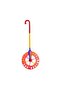 Ket21 Small Bell Wheel Rattle Cane Toy Wheeled Bell
