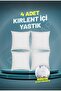 Perdeyap Premium 4-Piece Throw Pillow Inner Pillow Ultra Plump Silicone Fiber 45 X 45 Cm White