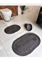 40X60-50X80 4-Piece Bathroom Mat Basket Jute Wicker Gift- Dowry- Living Room Kitchen Corridor Rug, Floor Mat
