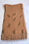 Brown Leaf Patterned Shawl Scarf with Bamboo Fabric - 2