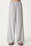 Women's Gray Belted Vest Palazzo Knit Set BY00055 - 5