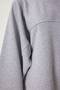 Women's Gray Wide Sleeve Oversize Knitted Sweatshirt Fn03334 - 4