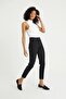 Classic Black High Waist Lycra Mom Jeans Macras Mom - 3