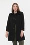 Knitwear Steel Knit Thick Woolen Coat Large Size Long Thick Mother Winter Cardigan Cap - 7