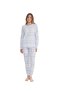 U.S. Polo Assn. Women's Printed Round Neck Pajama Set