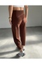 Women's Bitter Brown Cotton Soft Textured Top and Bottom Set - 6