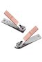 Portable Personal Care Set with Rose Gold Bag Stainless Steel Tweezers - Manicure & Pedicure Set - 8