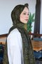 Ring Pattern Cotton Jacquard Shawl - 3