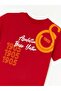 LCW Kids Crew Neck Galatasaray Printed Short Sleeved T-Shirt for Boys - 3