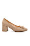 312237 Beige Women's Heeled Shoes