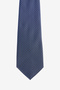 Men's Tie - Blue and Anthracite Patterned - 2