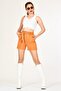 High Waist Whatsup Shorts - Double Leg