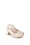 Genuine Leather Laser Cut Stylish Heeled Shoes şhn.882 - 2