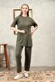 Camisole Short Sleeve Double Suit - 2