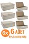 6 Pieces Base and Sofa Bed Type - 50*40*19 Storage Box
