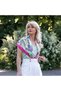 Flora Italian Premium Series - Famous Barbieri Made Kerchief Bandana and Como Scarf - 2