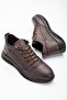 W-bot03 Black Genuine Leather Daily Rubber Lace Men's Sports Half Ankle Boots - 3