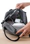 Heat Insulated Waterproof Thermal Bag Food Carrying Lunch Box with Hanger Gray - 4
