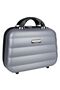2 Abs Makeup Bag, Hand Suitcase, Travel Bag Silver