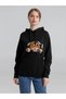 Hila Fashion Printed Plus Size Hooded Sweatshirt in Bright Colors - 3