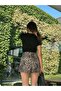 Leopard Patterned Short Skirt - 5