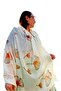 Cotton Yellow Shawl Scarf - Handmade with Traditional Pattern