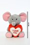 I Love You' Embroidered Pillow Plush Elephant - 3