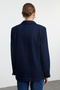 Dark Blue Denim Blazer Jacket Twoaw25Ce00002 - 5