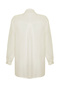 Cream Cotton Woven Shirt TCTSS23TG00030 - 8