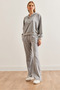 Women's Gray Snap Detailed Tracksuit Set Etkm- 0000068 - 3