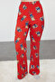 Kadın Gri Melanj Pamuk Karışımlı Ayıcıklı Örme Pijama Takımı THMAW25PT00165 - 5