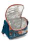 Nefti Orange Basketball Patterned Boys' School Lunch Pencil Case and Waist Bag Set - 3