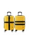 Yellow and Orange 4 Cm Luggage Belt - 2 Double Pack - 2