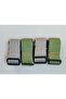 2 Gray and 2 Water Green Luggage Belts 4 cm Total 4 Pieces