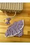 Lilac Floral Skirt Shorts - 3