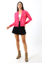 Women's Patterned Jacket Collar Knitwear Cardigan - 2