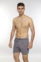 Men's Towel Waist Boxers with Button on the Front K13230 - Smoked - 2