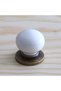 Porcelain Handle Antique Yellow Button Furniture Kitchen Cabinet Drawer Cupboard Handles Door Handle Handle - 2