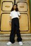 Gabardine Girls/boys Trousers - Loose Fit, Four Seasons School Pants - 2