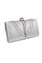 Laser Fabric. Silver Evening Dress Bag. Silver Invitation Evening Bag. Evening Dress Bag Silver. Portfolio Clutch Bag.